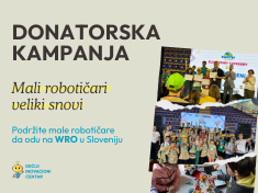 Podrži mlade robotičare da učestvuju Svetskoj Robotskoj Olimpijadi WRO