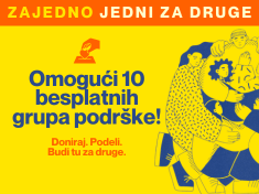 Zajedno jedni za druge: Omogući 10 besplatnih grupa podrške svima kojima je potrebno